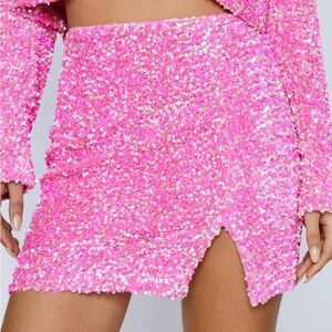 Nasty Gal, Premium velvet sequin mini skirt